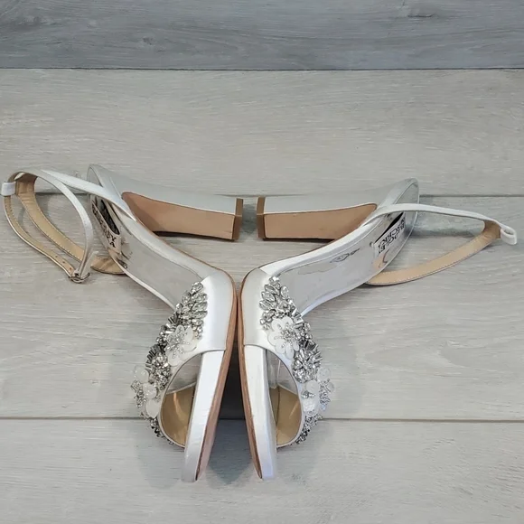 Badgley Mischka Womens Heels Sandals shoes sz 9.5 - Picture 9 of 12